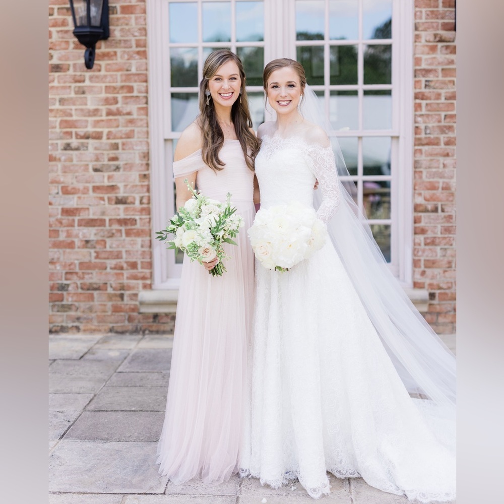 Jenny Yoo BHLDN pink tulle Ryder convertible bridesmaid dress